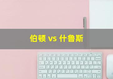 伯顿 vs 什鲁斯